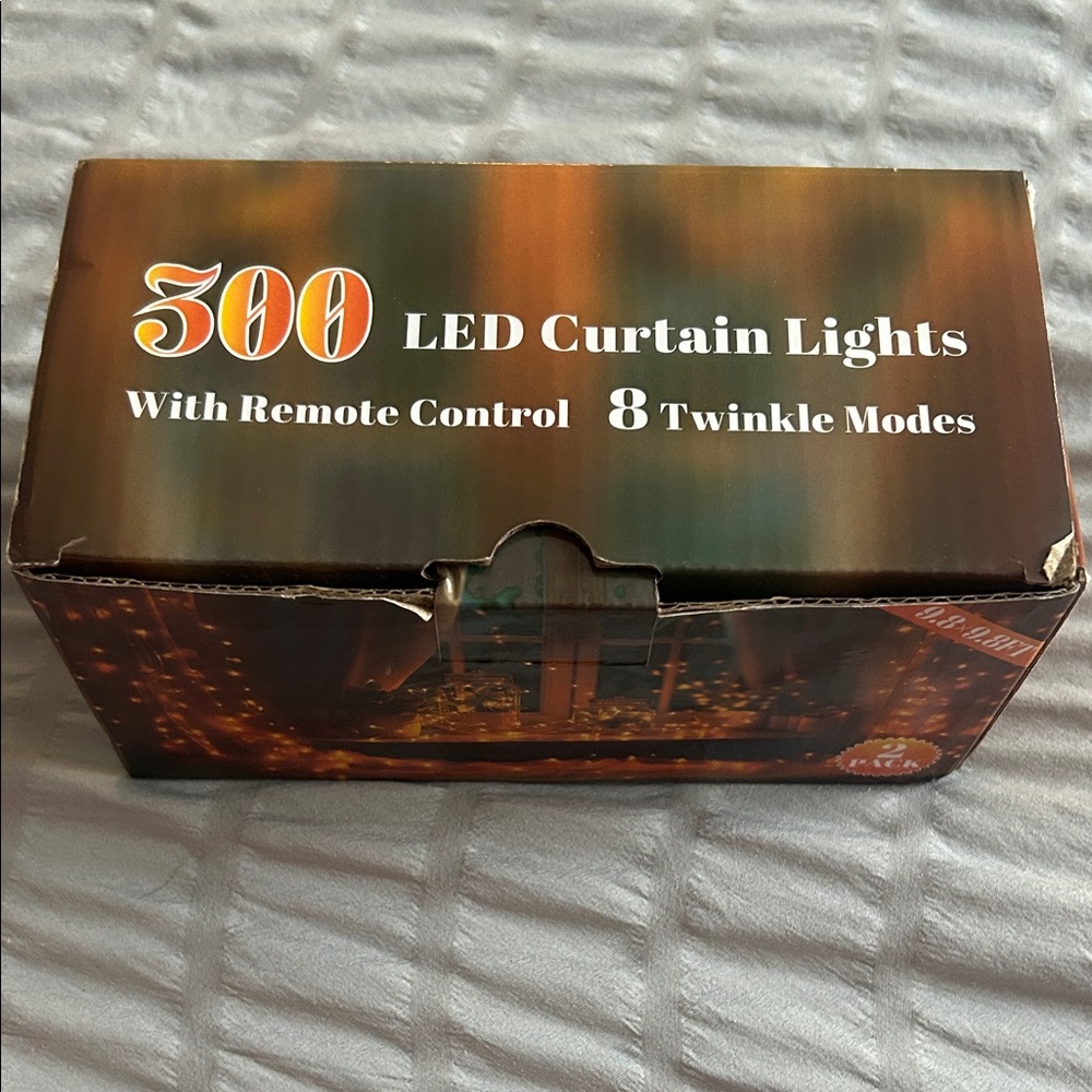 LED Curtain Lights with Remote Control